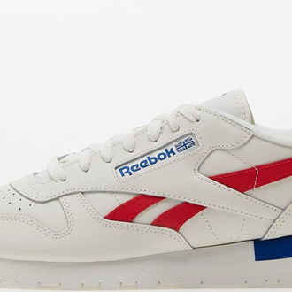 Reebok Classic Leather Chalk/ Vector Red/ Vector Blue 5