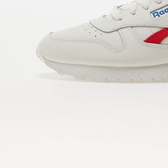 Reebok Classic Leather Chalk/ Vector Red/ Vector Blue 8