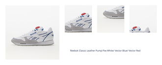 Reebok Classic Leather Pump Ftw White/ Vector Blue/ Vector Red 1