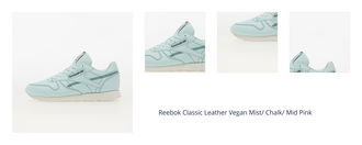 Reebok Classic Leather Vegan Mist/ Chalk/ Mid Pink 1