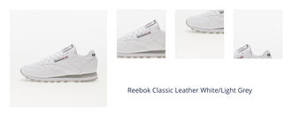 Reebok Classic Leather White/Light Grey 1