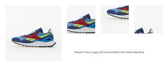 Reebok Classic Legacy AZ Essential Blue/ Acid Yellow/ Bat Blue 1