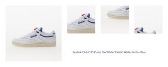 Reebok Club C 85 Pump Ftw White/ Classic White/ Vector Blue 1