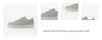 Reebok Club C 85 Sea Spray/ Harmony Green/ Chalk 1