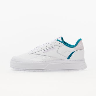 Reebok Club C Double GEO Cloud White/ Seaport Teal/ Quartz Glow 2