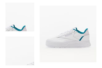 Reebok Club C Double GEO Cloud White/ Seaport Teal/ Quartz Glow 4