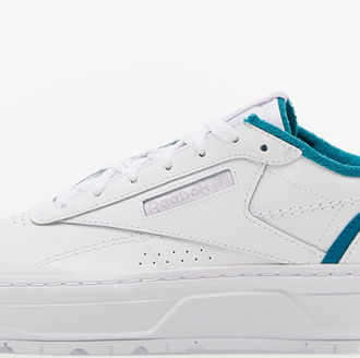 Reebok Club C Double GEO Cloud White/ Seaport Teal/ Quartz Glow 5