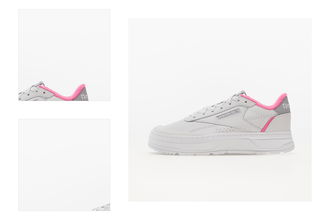 Reebok Club C Double GEO Cold Grey/ Cold Grey/ Atomic Pink 4