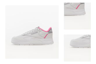 Reebok Club C Double GEO Cold Grey/ Cold Grey/ Atomic Pink 3