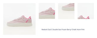 Reebok Club C Double Geo Frozen Berry/ Chalk/ Atom Pink 1