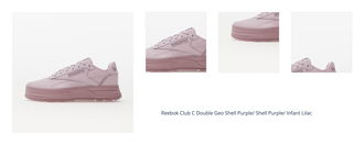 Reebok Club C Double Geo Shell Purple/ Shell Purple/ Infant Lilac 1