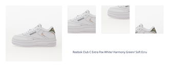 Reebok Club C Extra Ftw White/ Harmony Green/ Soft Ecru 1