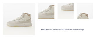 Reebok Club C Geo Mid Chalk/ Alabaster/ Modern Beige 1