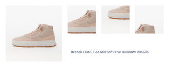 Reebok Club C Geo Mid Soft Ecru/ BARBRW/ RBKG06 1