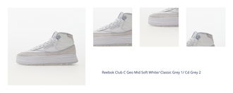 Reebok Club C Geo Mid Soft White/ Classic Grey 1/ Cd Grey 2 1