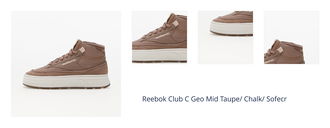 Reebok Club C Geo Mid Taupe/ Chalk/ Sofecr 1