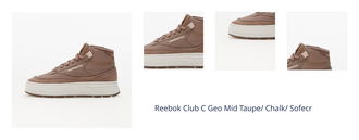 Reebok Club C Geo Mid Taupe/ Chalk/ Sofecr 1