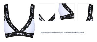 Reebok Dotty Dámska športová podprsenka RBK9625 White L 1