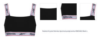 Reebok Krystal Dámska športová podprsenka RBK9482 Black L 1