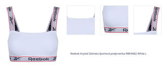 Reebok Krystal Dámska športová podprsenka RBK9482 White L 1