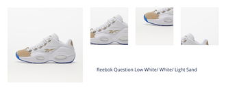 Reebok Question Low White/ White/ Light Sand 1