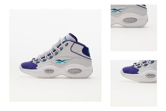 Reebok Question Mid Classic Grey 1/ Bold Purple/ Classic Teal 3