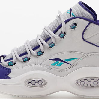 Reebok Question Mid Classic Grey 1/ Bold Purple/ Classic Teal 5