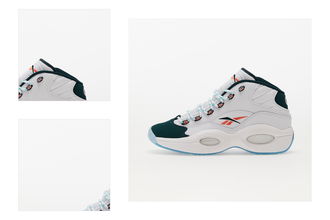 Reebok Question Mid Soft White/ Foreign Green/ Organic Flame 4