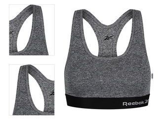 Reebok Simone Dámska športová podprsenka RBK9489 Grey Marl L 4