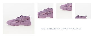 Reebok x Cardi B Club C V2 Puzzle Purple/ Puzzle Purple/ Puzzle Purple 1