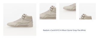 Reebok x Cardi B F/S Hi Moon Stone/ Grey/ Ftw White 1