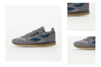 Reebok x Jurassic World Classic Leather Rip Pure Grey 5/ Flash Grey/ Blue 3