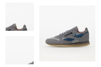 Reebok x Jurassic World Classic Leather Rip Pure Grey 5/ Flash Grey/ Blue 4