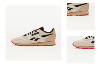 Reebok x La Casa De Papel Classic Leather Moon White/ Pebble/ Vector Red 3