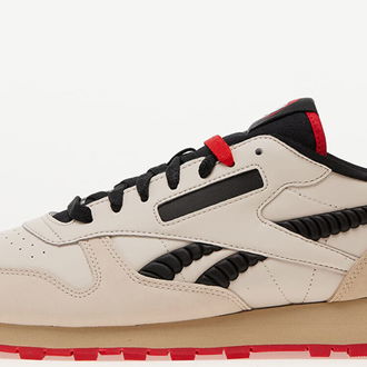 Reebok x La Casa De Papel Classic Leather Moon White/ Pebble/ Vector Red 5