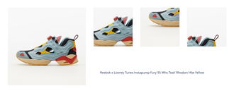 Reebok x Looney Tunes Instapump Fury 95 Whs Teal/ Rhodon/ Alw Yellow 1