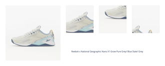 Reebok x National Geographic Nano X1 Grow Pure Grey/ Blue Slate/ Grey 1