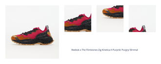 Reebok x The Flintstones Zig Kinetica II Purpnk/ Purgry/ Brnmal 1