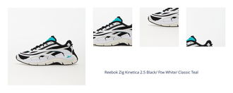 Reebok Zig Kinetica 2.5 Black/ Ftw White/ Classic Teal 1