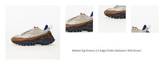 Reebok Zig Kinetica 2.5 Edge Chalk/ Alabaster/ Wild Brown 1