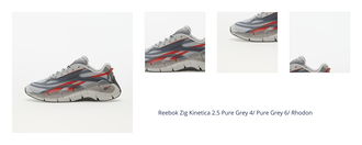 Reebok Zig Kinetica 2.5 Pure Grey 4/ Pure Grey 6/ Rhodon 1