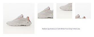 Reebok Zig Kinetica 2.5 Soft White/ Pure Grey/ Infant Lilac 1