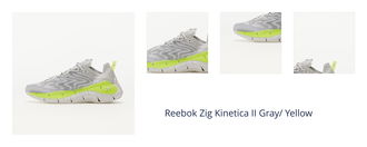 Reebok Zig Kinetica II Gray/ Yellow 1