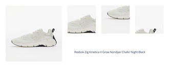 Reebok Zig Kinetica II Grow Nondye/ Chalk/ Night Black 1