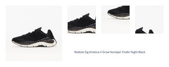 Reebok Zig Kinetica II Grow Nondye/ Chalk/ Night Black 1