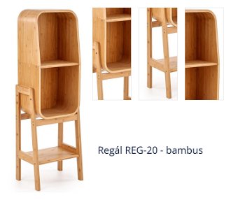 Regál REG-20 - bambus 1