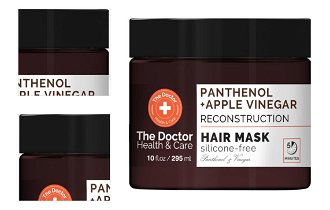 Regeneračná maska The Doctor Panthenol + Apple Vinegar Reconstruction Hair Mask - 295 ml 4