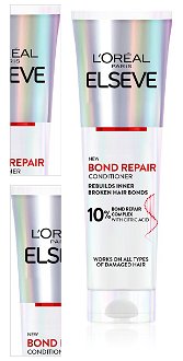 Regeneračný kondicionér Loréal Paris Elseve Bond Repair Conditioner - 150 ml (AA565800) - L’Oréal Paris + darček zadarmo 4