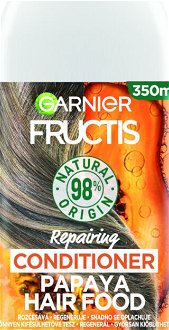 Regeneračný kondicionér pre poškodené vlasy Garnier Fructis Papaya Hair Food - 350 ml + darček zadarmo 5