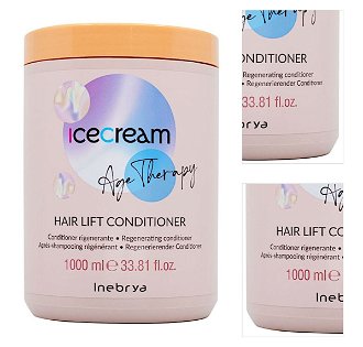 Regeneračný kondicionér pre zrelé vlasy Inebrya IceCream Age Therapy Hair Lift Conditioner - 1000 ml (771026342) + DARČEK ZADARMO 3
